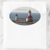Aufkleber St. Joseph North Pierhead Lights (Tasche)