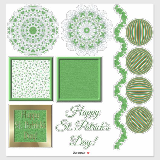 Aufkleber - St. Patrick's Day Collection (Blatt)