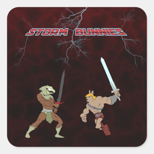 Aufkleber Storm Bunnies (Vorderseite)