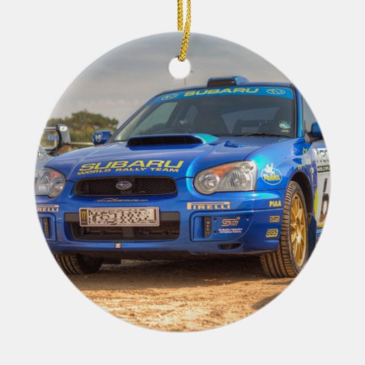 Aufkleber Subaru Impreza WTI SWRT Keramik Ornament (Vorne)