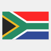Aufkleber Südafrikanische Flagge (Vorderseite)