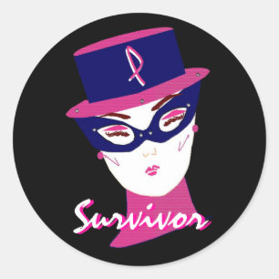 Aufkleber "Survivor in Pink I" - individuell einst
