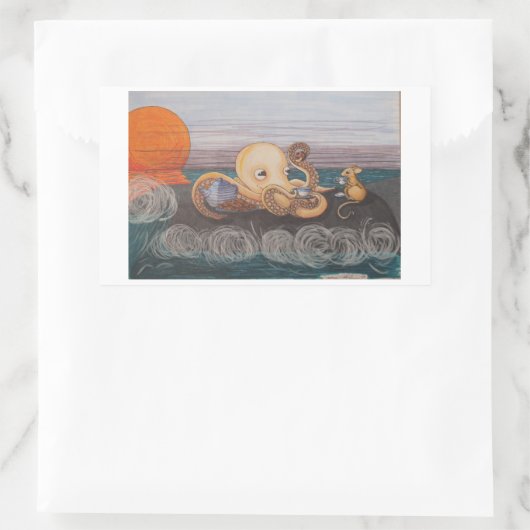 Aufkleber: Teatime Rechteckiger Aufkleber