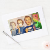 Aufkleber, Tee, Kaffee, Wodka, Drogen Rechteckiger Aufkleber (Umschlag)