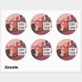 Aufkleber Template Event Jazz Band (Blatt)