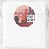 Aufkleber Template Event Jazz Band (Tasche)