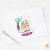 Aufkleber "The Dotted Girl" (Umschlag)