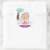 Aufkleber "The Dotted Girl" (Tasche)