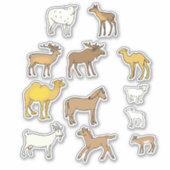 Aufkleber, Tiere Aufkleber (Vorderseite)