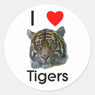 Aufkleber Tiger der Liebe I