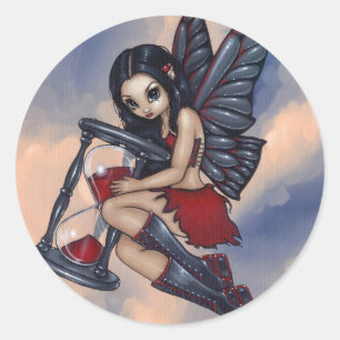 Aufkleber "Time Flies"