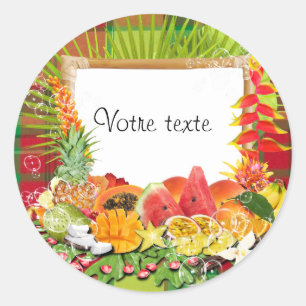 Aufkleber Tropischmadras