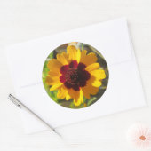 Aufkleber - unbedruckte Blume (Umschlag)