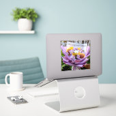 Aufkleber und Etiketten (Laptop auf Schreibtisch)