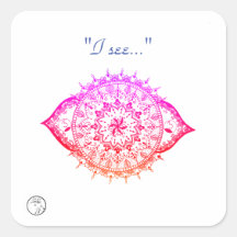 Aufkleber und Etiketten mit Chakra-Energie