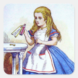 Aufkleber und Postkarten für Alicen im Wunderland