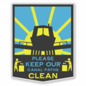 Aufkleber und Schilder für Narrowboat (Vorderseite)