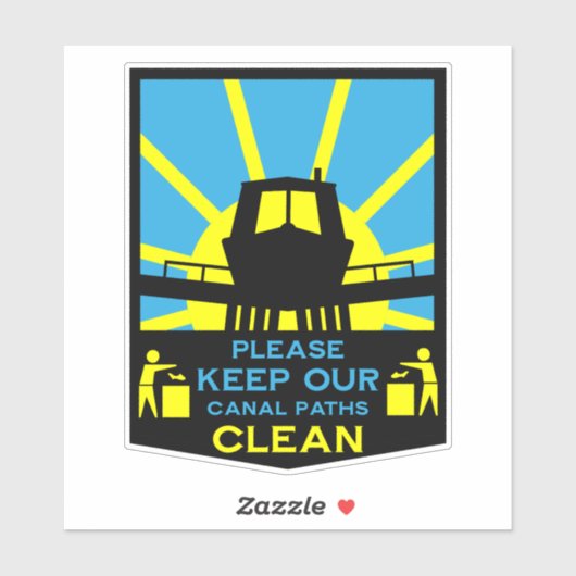 Aufkleber und Schilder für Narrowboat (Blatt)