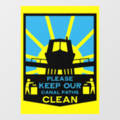 Aufkleber und Schilder für Narrowboat (Blatt)