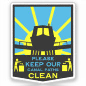 Aufkleber und Schilder für Narrowboat (Vorderseite)