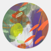 Aufkleber und Siegel im Herbst fallen beim Design (Vorderseite)