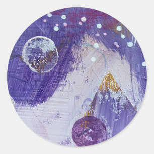 Aufkleber und Siegel im Moon Mountain Design