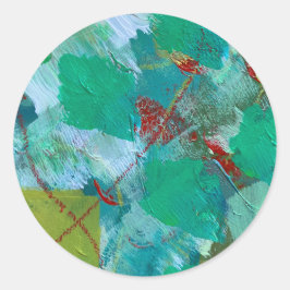 Aufkleber und Siegel in Marmordesign