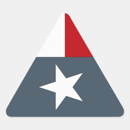 Aufkleber verblasst Blue Lone Star Flag Herz Texas (Vorderseite)