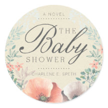 AUFKLEBER | Vintag Floral Storybook Babydusche