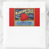 Aufkleber Vintag Madisonville LA Strawberry Advert (Tasche)