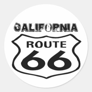 Aufkleber Vintag Route 66 Worn Lk Staat Kalifornie