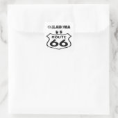 Aufkleber Vintage Route 66 Worn Staat Oklahoma USA (Tasche)