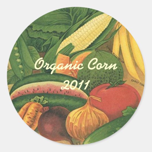 Aufkleber Vintage Saatpackung Zuhause Canning Jar (Vorderseite)