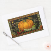 Aufkleber Vintage Schmetterlingsmarke Pumpkin Dose (Umschlag)