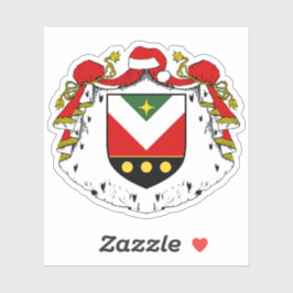 Aufkleber - Vollständiges Wappen des Botschafters