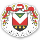 Aufkleber - Vollständiges Wappen des Botschafters (Vorderseite)