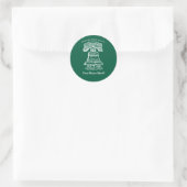 Aufkleber -Waldgrün (personalisiert)  (Tasche)