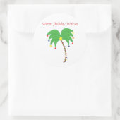 Aufkleber "Warm Holiday Wish" (Tasche)