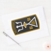 Aufkleber: weiß / OP-BHB Rechteckiger Aufkleber (Umschlag)