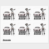 Aufkleber "White Noise MX5 Miata" (Blatt)