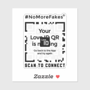 Aufkleber  - WHITE  - QR - PURE Collection