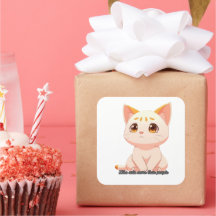 Aufkleber- Wie Katzen mehr als Menschen