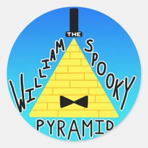 Aufkleber "William the SPOOKY Pyramid" 2