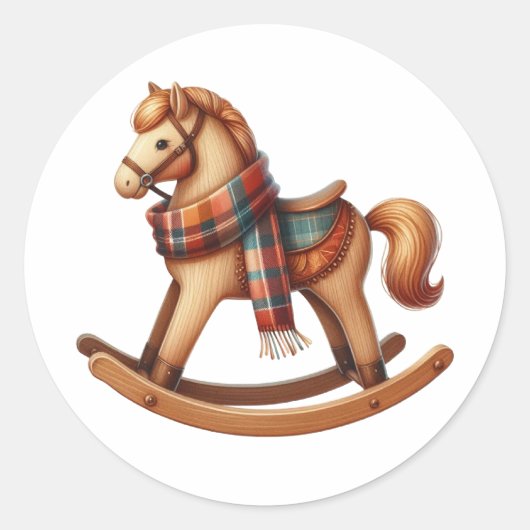 Aufkleber-Woodland Kinderdusche Einladung Siegel Runder Aufkleber (Vorderseite)