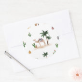 Aufkleber Wüsten Kamele  (Umschlag)