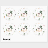 Aufkleber Wüsten Kamele  (Blatt)