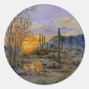 Aufkleber "WüstenSunset"