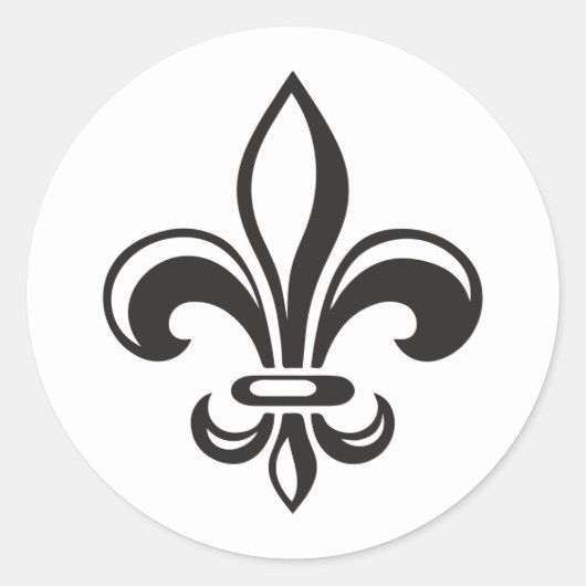 Aufkleber x20 Blume von modernen schwarzen Luchsen (Vorderseite)