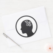 Aufkleber | Zahnräder im Gehirn (Umschlag)