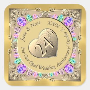 Aufkleber zum 24. Opal-Jubiläum